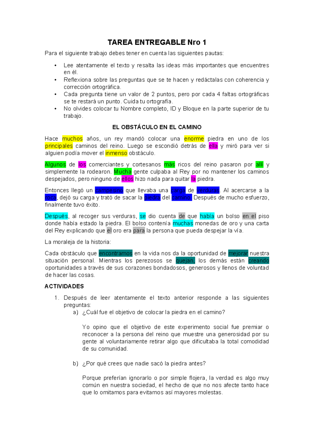 Entregable Lenguaje Y Comucicacion 1 Tarea Entregable Nro 1 Para El Siguiente Trabajo Debes 9809