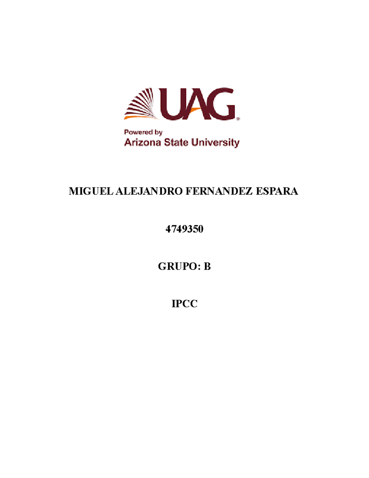 Caso Clinico Ascitis Miguel Alejandro Fernandez Espara Grupo B Ipcc S O A S