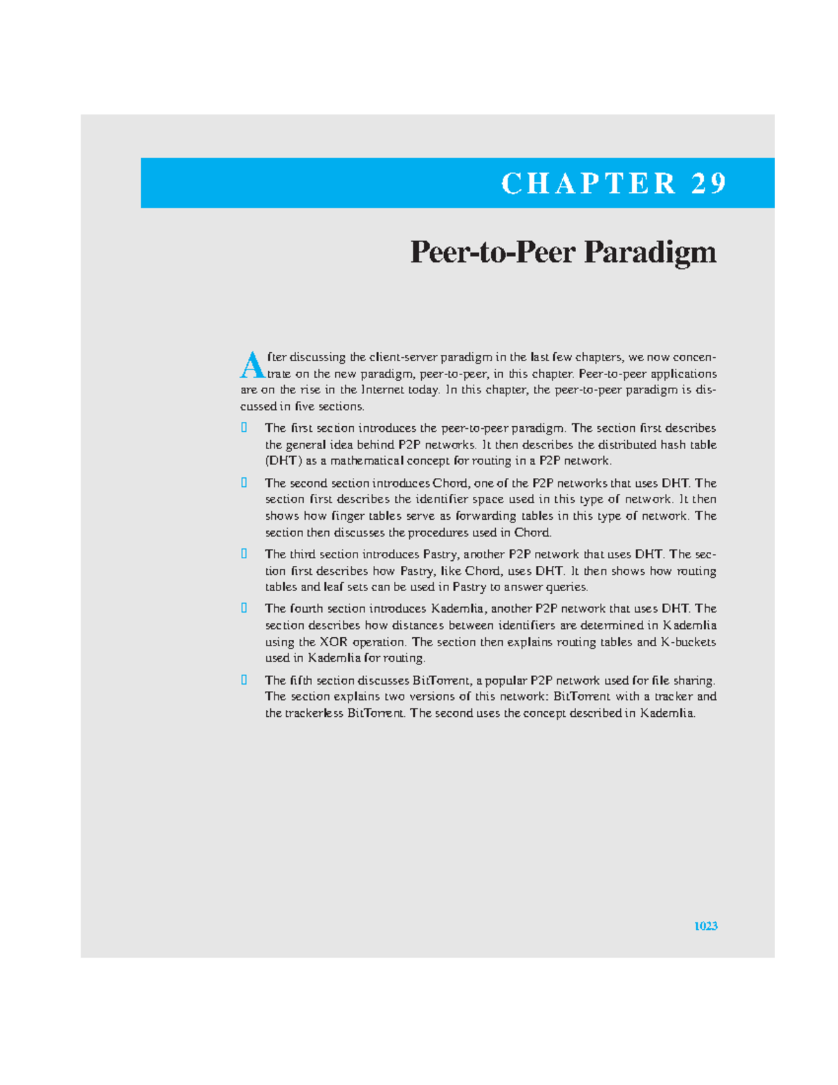 Chapter 29 - Peer-to-Peer Paradigm - CHAPTER 29 Peer-to-Peer Paradigm A ...