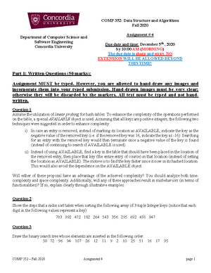 exercises for materials in data structure - 1 Exercises and Solutions ...