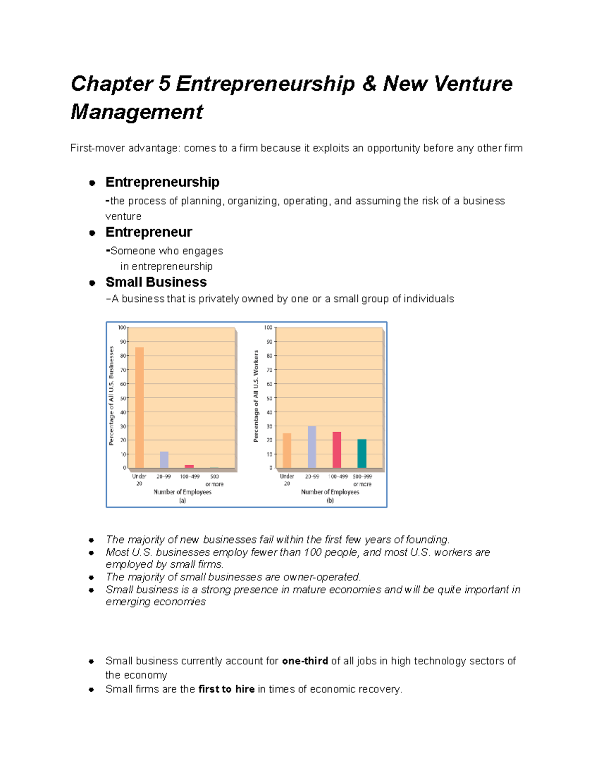 entrepreneurship chapter 5 notes