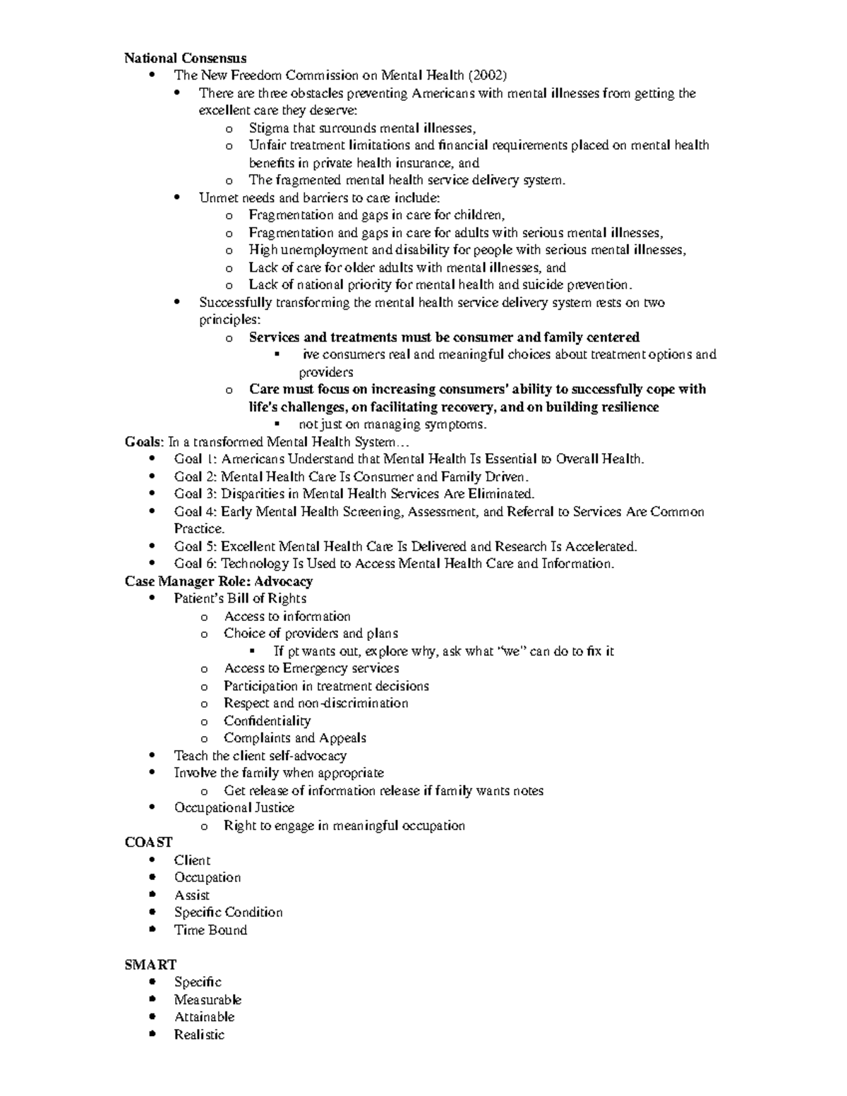 MH Midterm - lecturer - Jeffrey Tomlinson - National Consensus The New ...