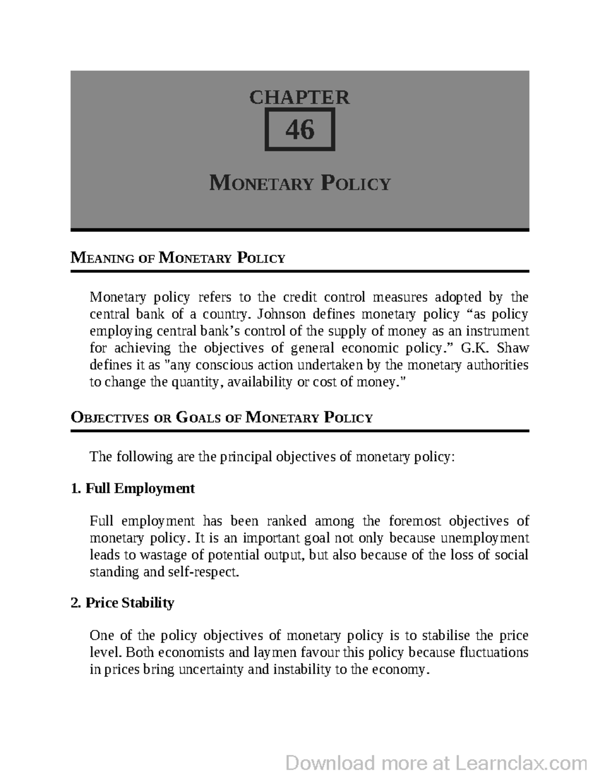 monetary-policy-polies-and-objective-chapter-46-monetary-policy