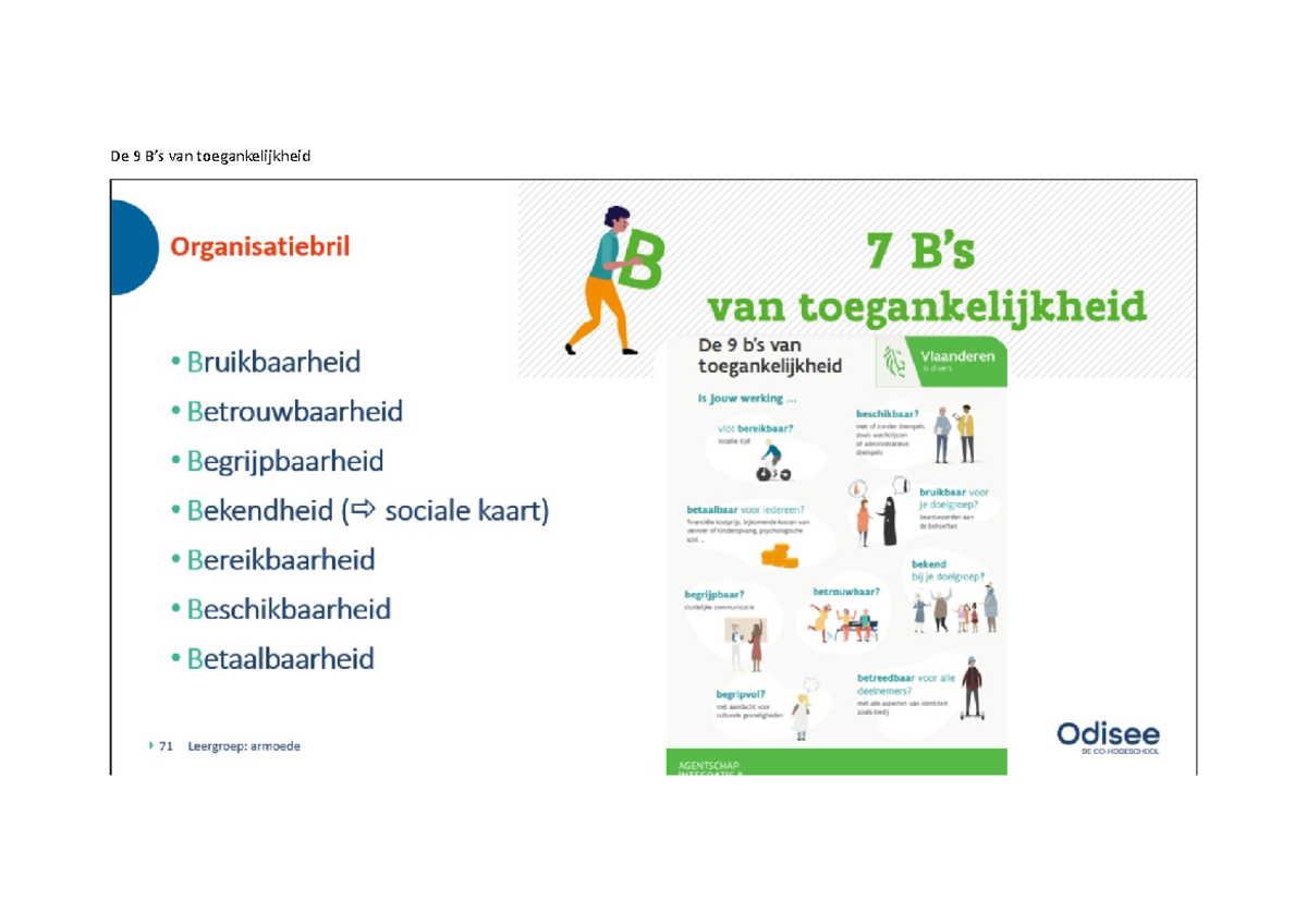 De 9 B's Van Toegankelijkheid - Werkplekleren - De 9 B’s Van ...