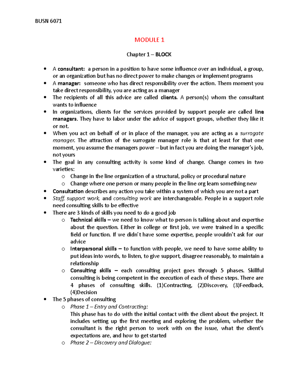 Textbook Notes - Project Management - MODULE 1 Chapter 1 – BLOCK A ...