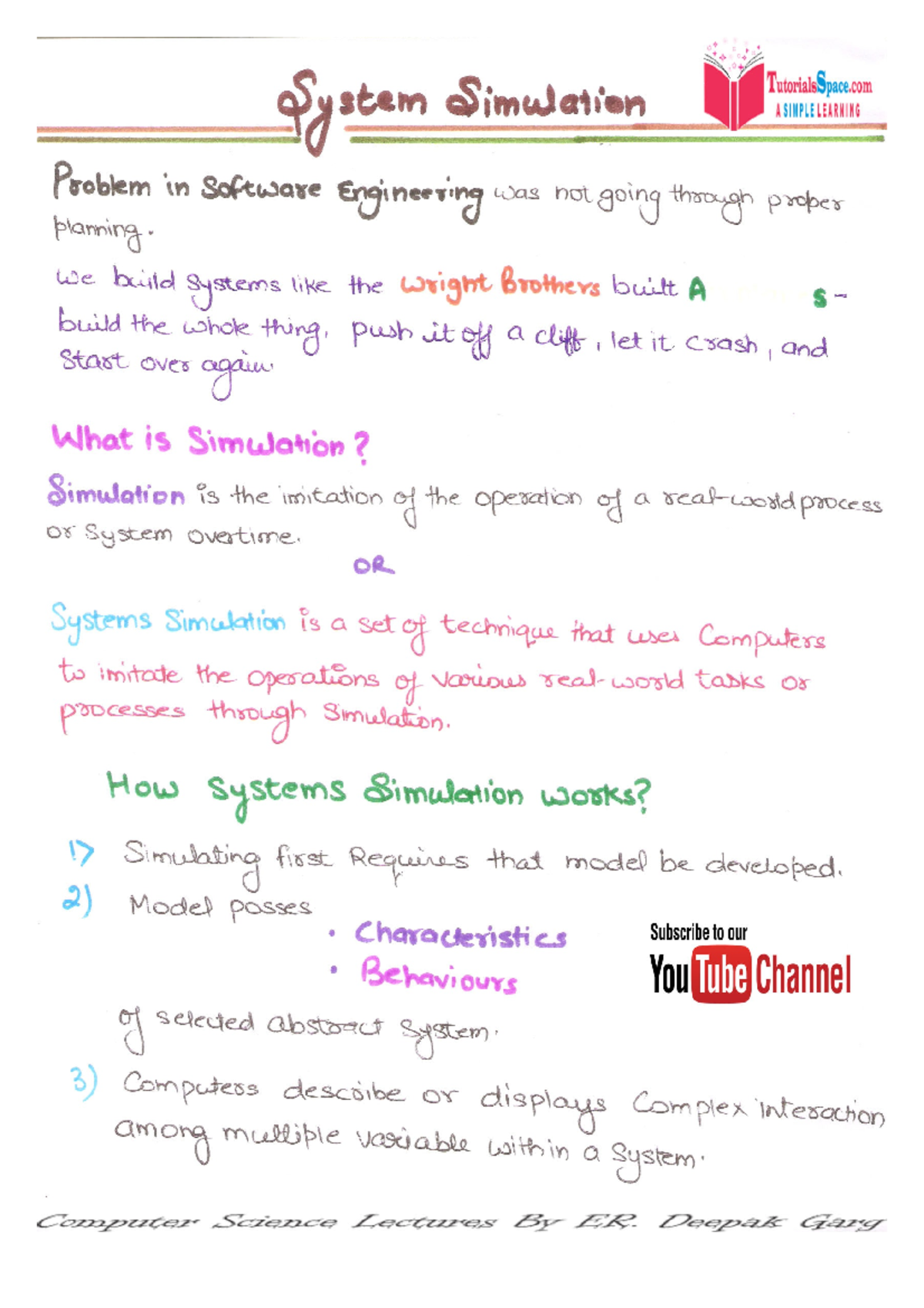 06- System Simulation- Software Engineering - System Simulation ...