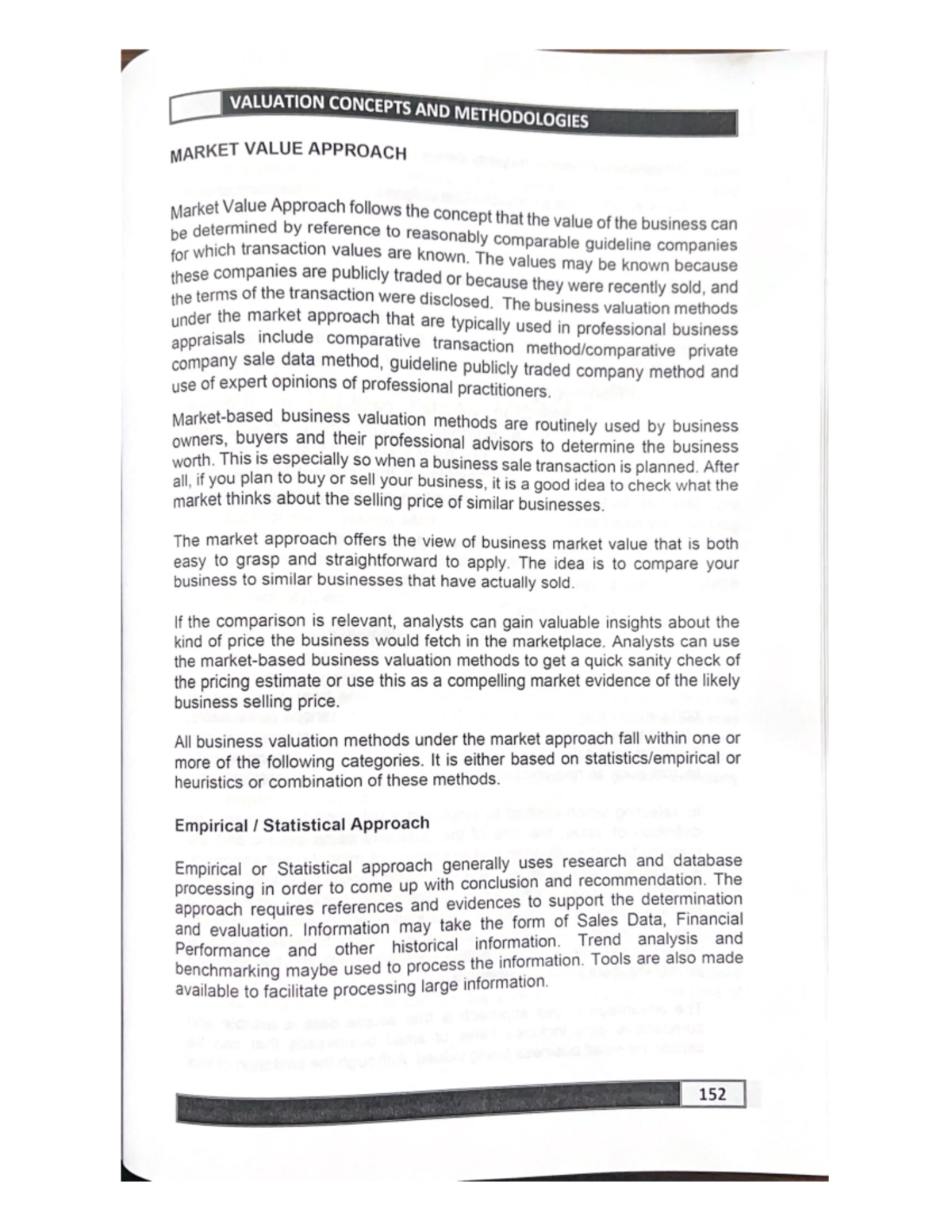 Valuation Concepts And Methodologies Valuation Concepts And