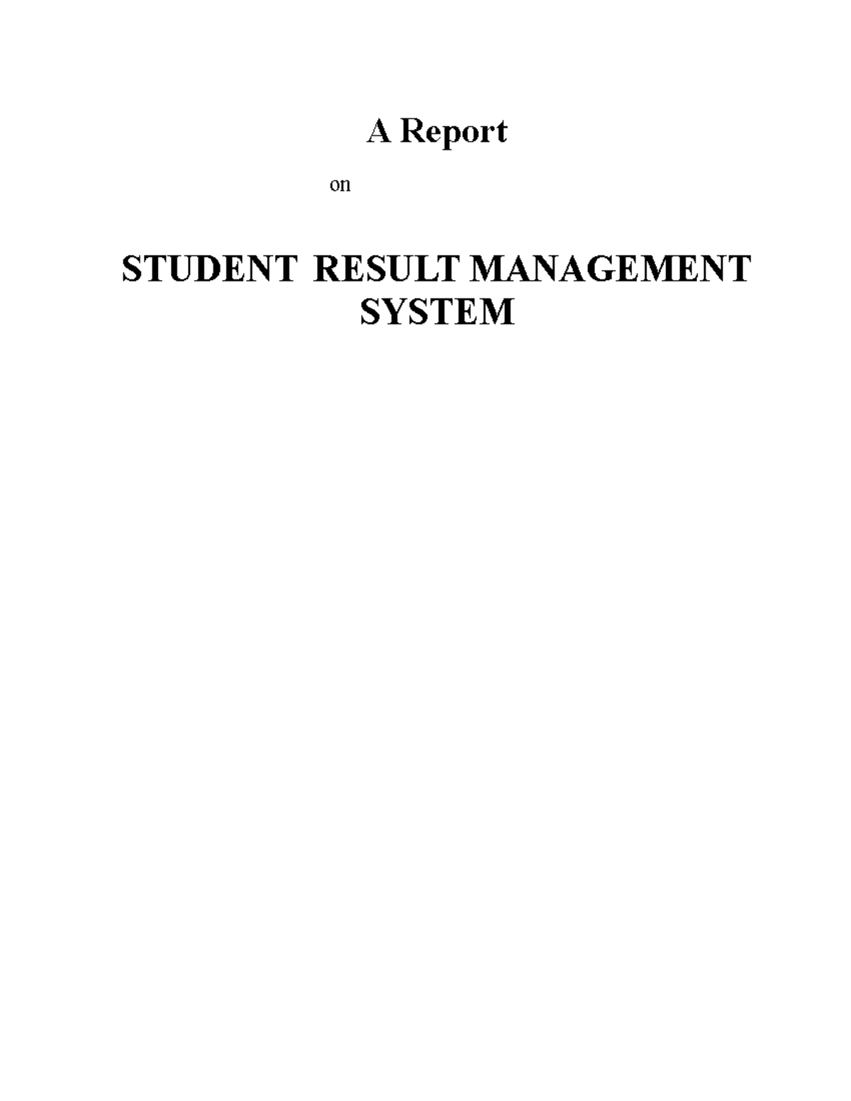 literature review on student result management system