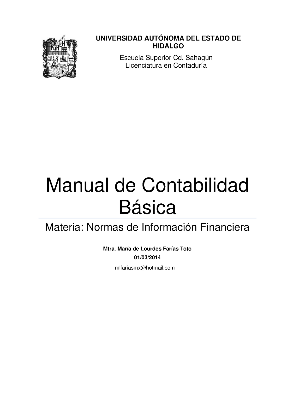 Manual Contabilidad BÃ SICA- Repaso Inicial - UNIVERSIDAD AUTÓNOMA DEL ...