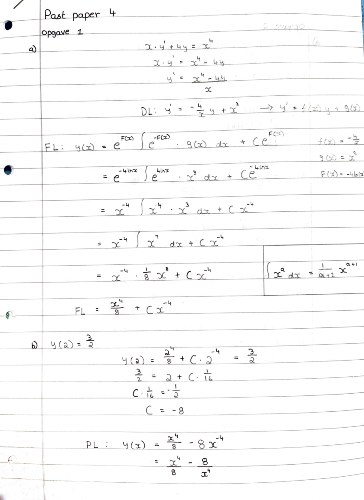 Prøvesæt 4 answers - Introduktion til funktioner i to variable 2 ordens ...