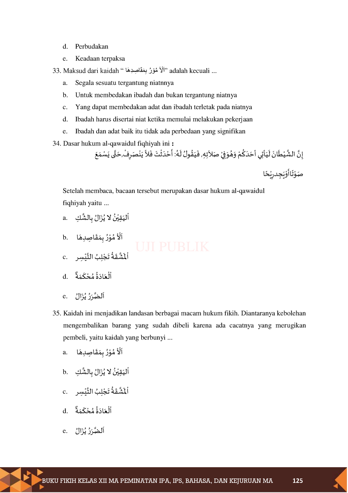 Fikih Xii Ma Compressed 153 Buku Fikih Kelas Xii Ma Peminatan Ipa