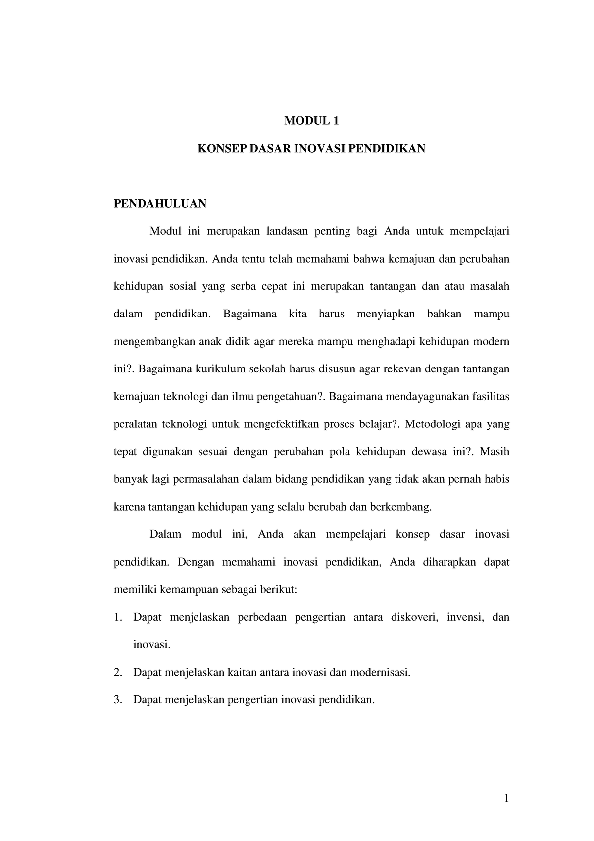 Modul 1-Konsep Dasar Inovasi Pendidikan - MODUL 1 KONSEP DASAR INOVASI ...