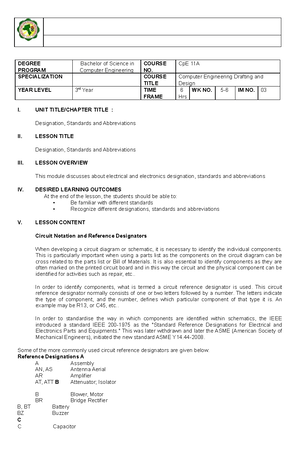 Module CEDD 4 - COMPUTER DRAFTING NOTES - DEGREE PROGRAM Bachelor of ...
