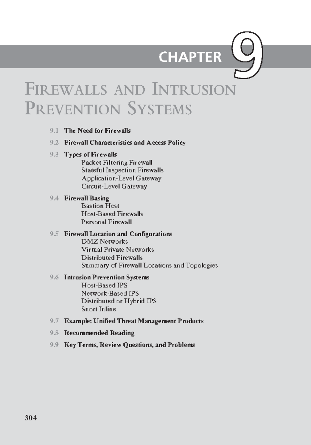 Unit 5 - Notes - 9 The Need for Firewalls 9 Firewall Characteristics ...