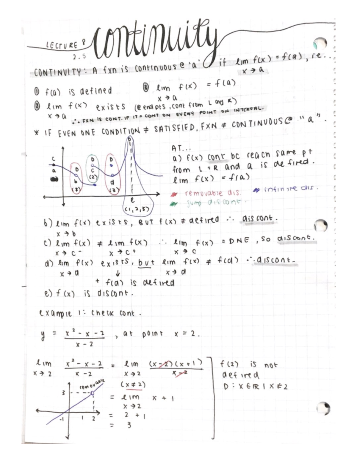 Scanned Documents - Calc 1000 Lecture Notes From Continuity Onwards ...