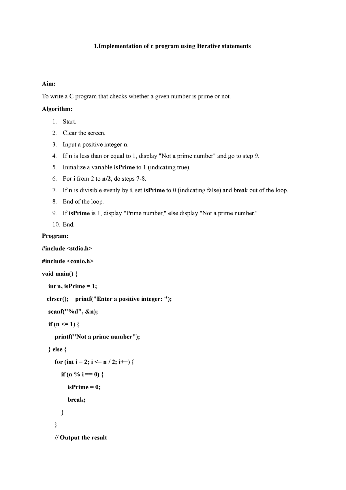 exp1-basics-1-of-c-program-using-iterative-statements-aim-to-write-a