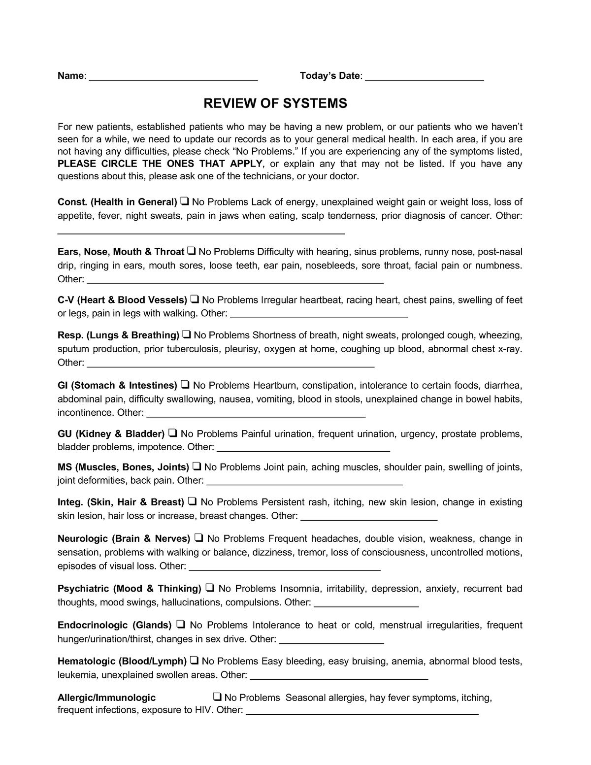 1 4 2 Review Of Systems Template 02 Name   Thumb 1200 1553 