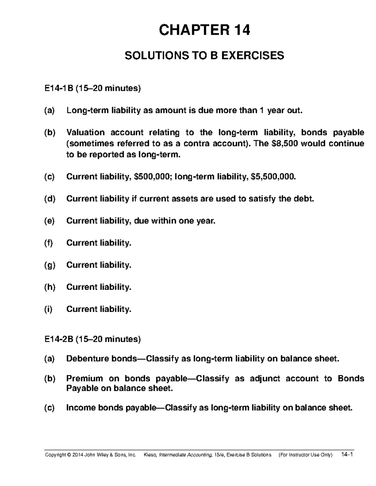 Ch14 intermediate Accounting course lecture notes chapters - Studocu
