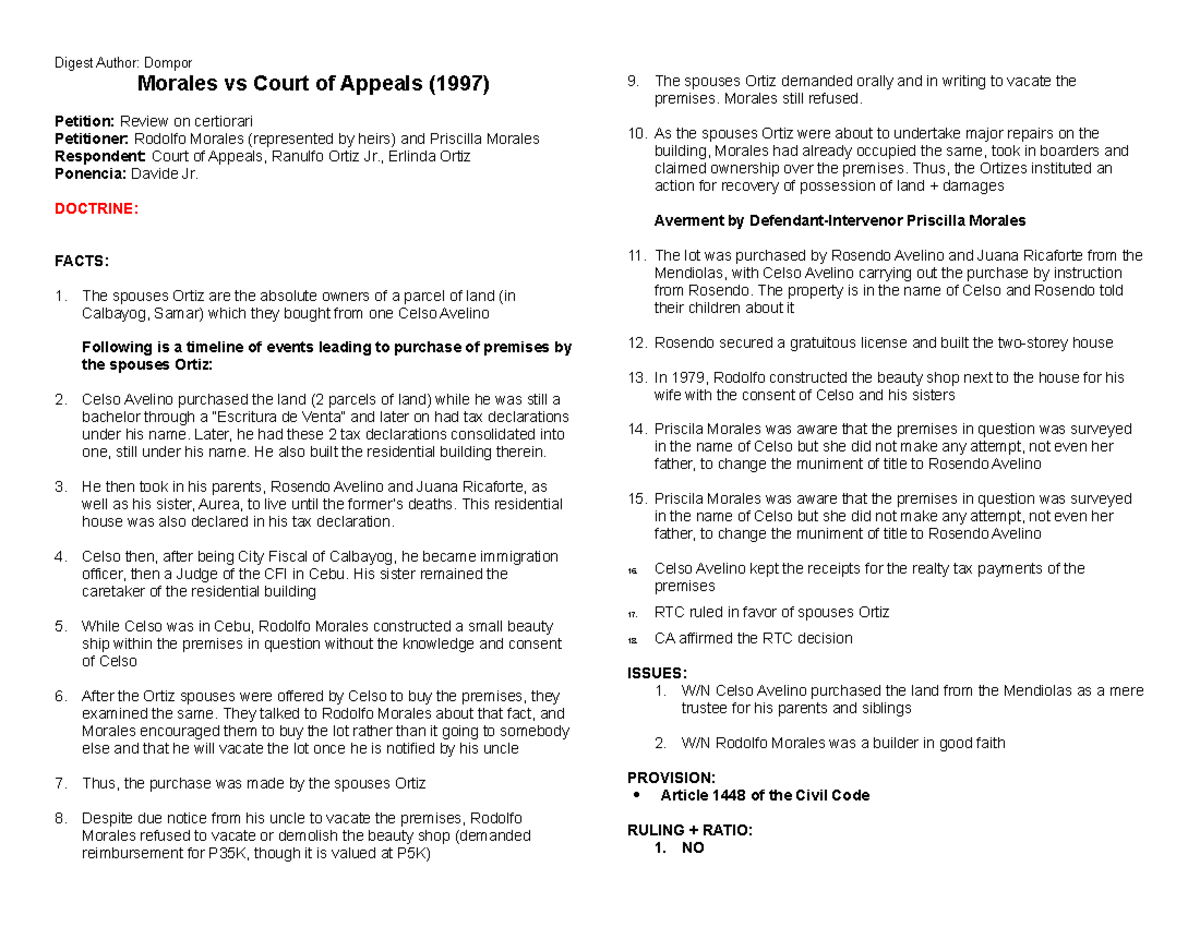 337531653-1-Morales-vs-Court-of-Appeals-d2017 - Digest Author: Dompor ...