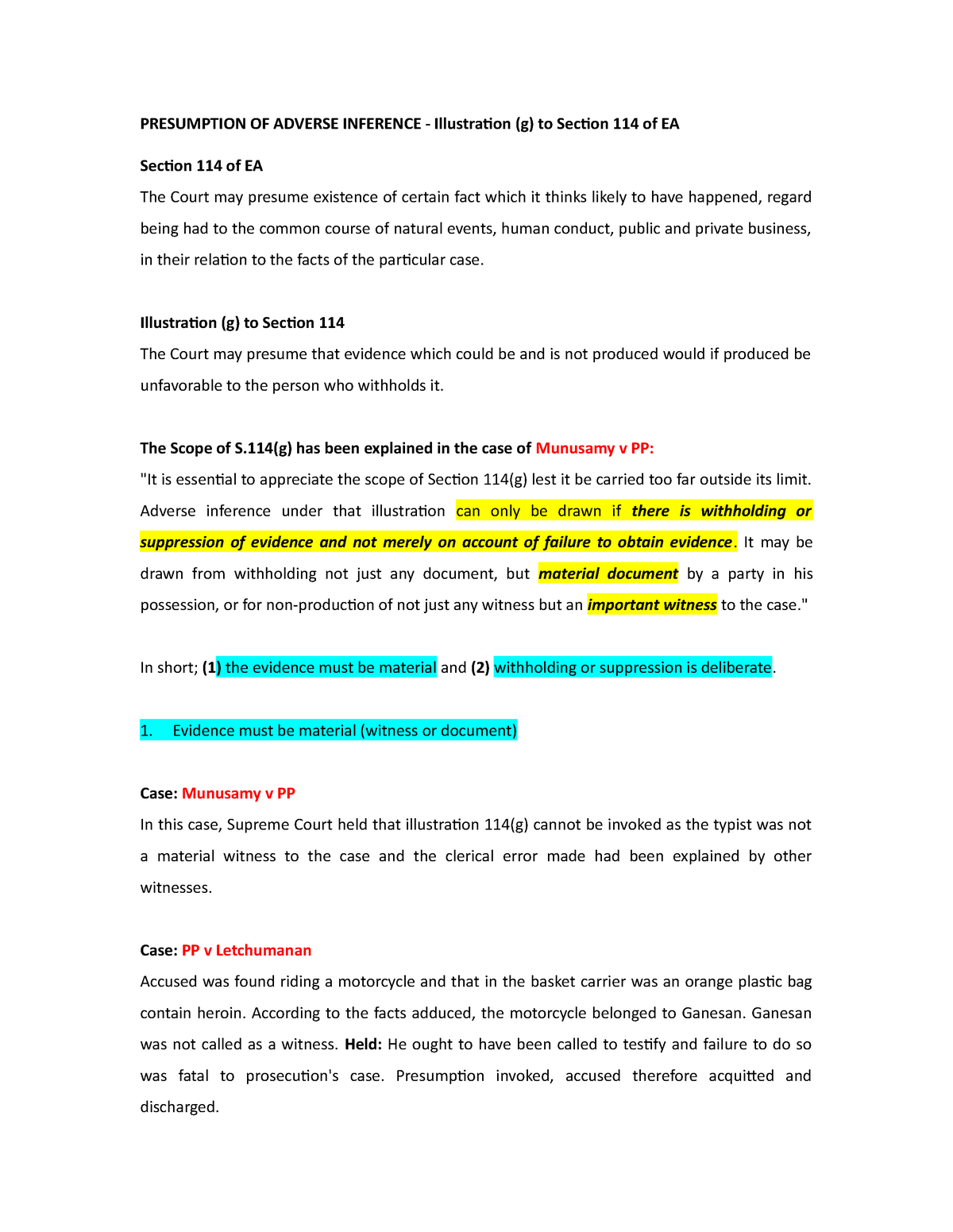 presumption-of-adverse-inference-presumption-of-adverse-inference