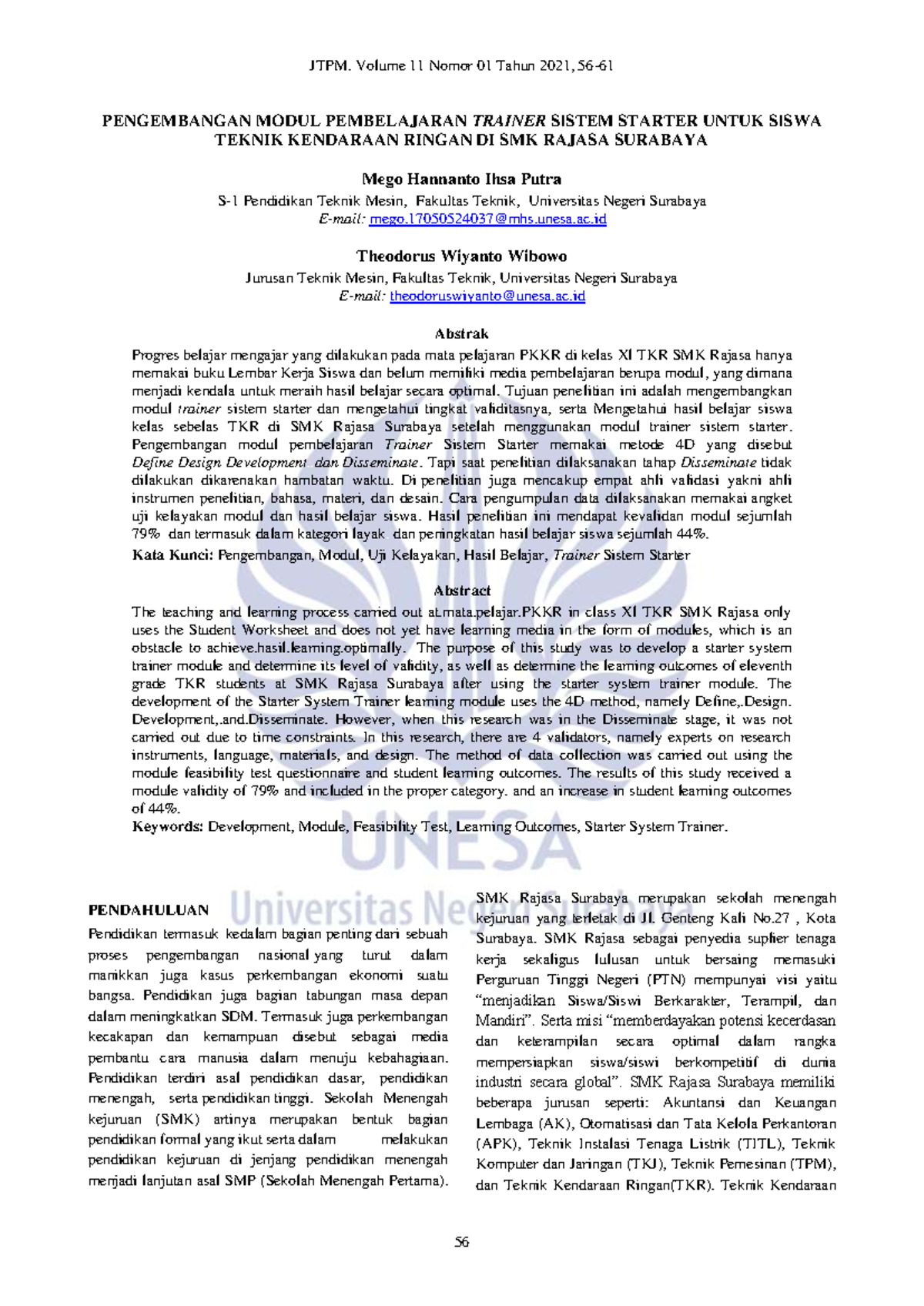 43909-Article Text-74796-1-10-2022010 4 - JTPM. Volume 11 Nomor 01 ...