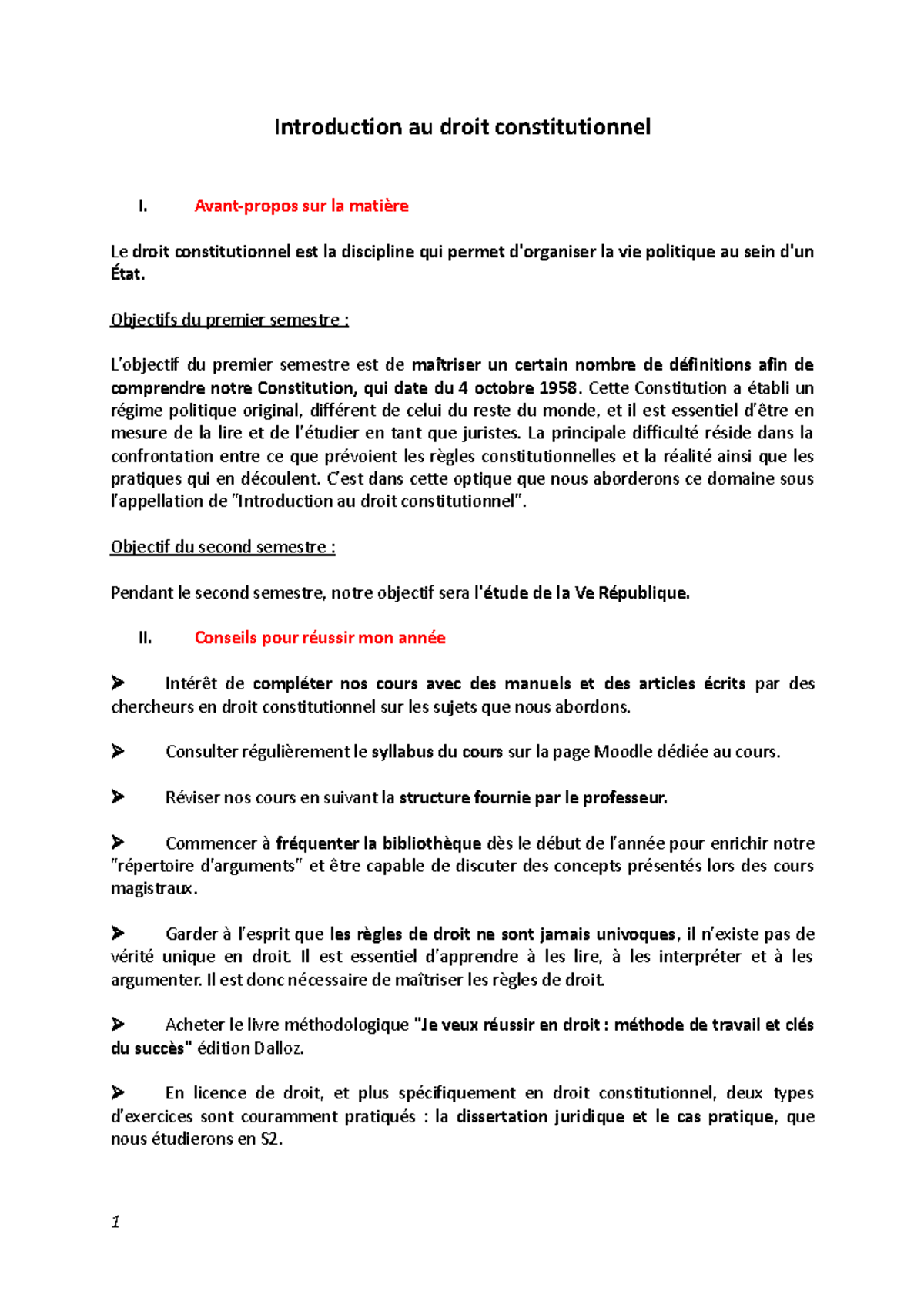 Introduction Au Droit Constitutionnel (cours) - Introduction Au Droit ...