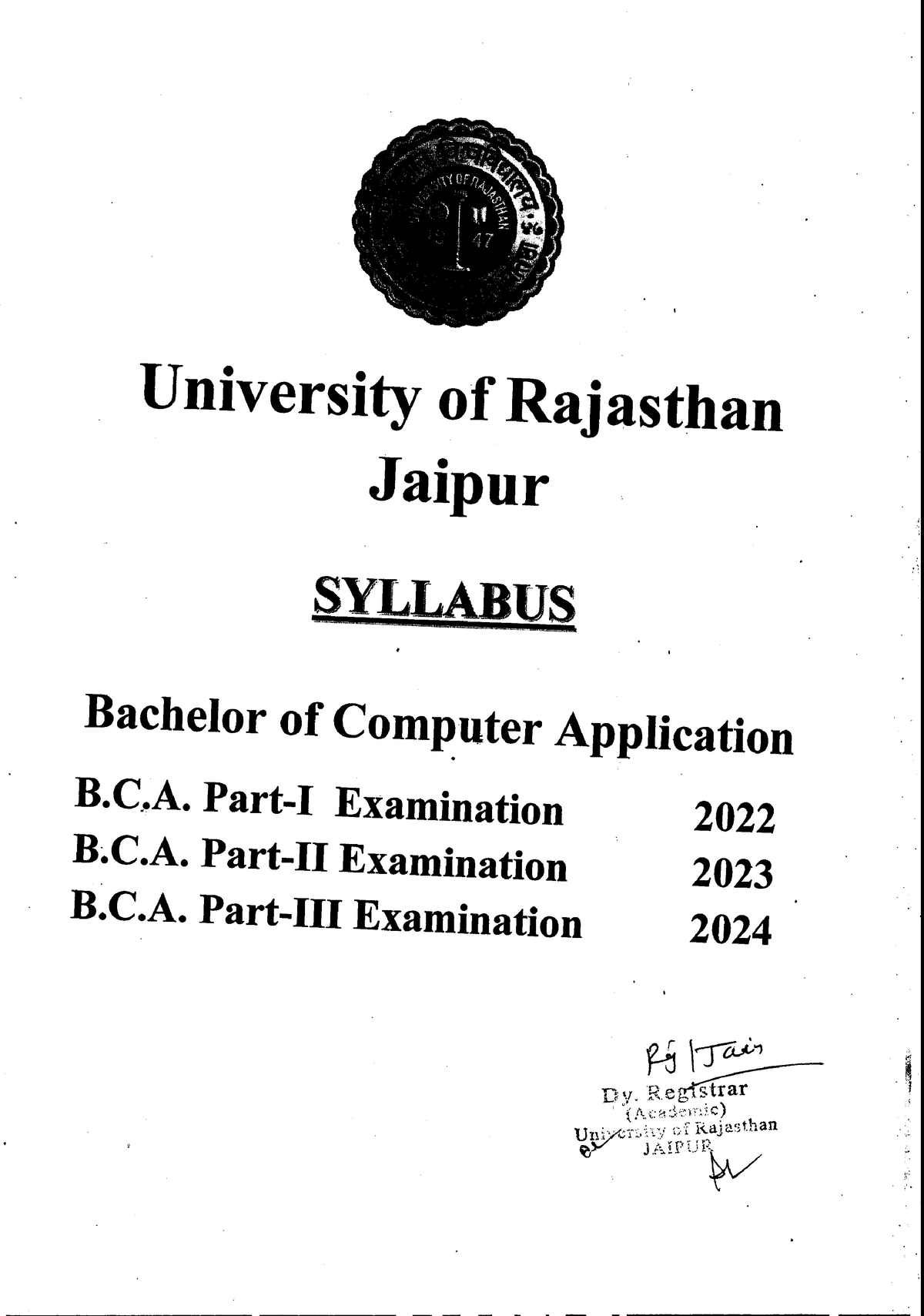 BCA PART I,II,III - System Design Concept - Studocu