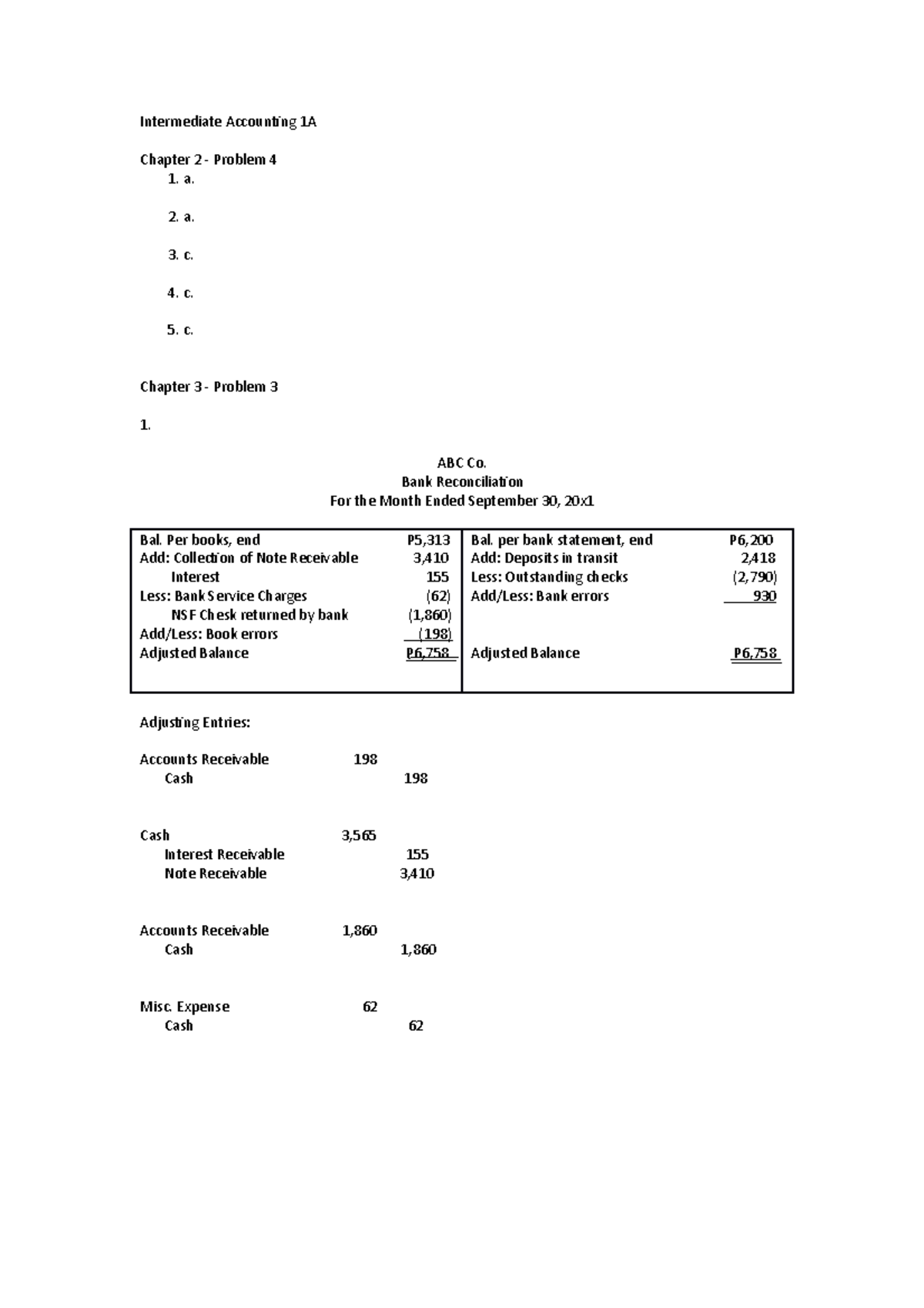 Chapter 2 - Intermediate Accounting - Intermediate Accounting 1A ...