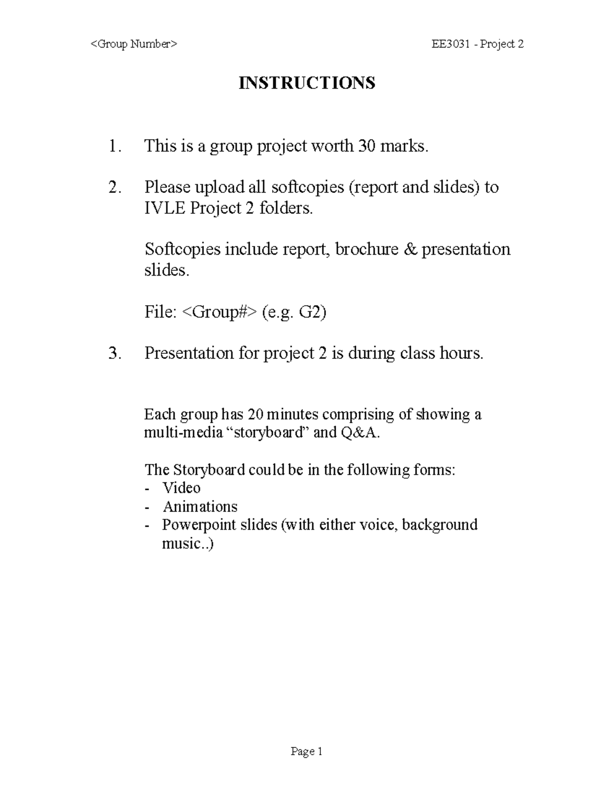 Template for Project 2 - INSTRUCTIONS 1. This is a group project worth ...