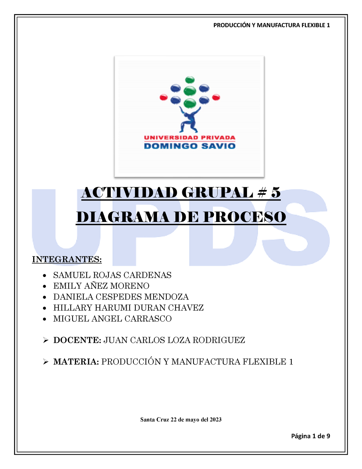 Actividad Grupal 5 Diagrama DE Flujo - ACTIVIDAD GRUPAL # 5 DIAGRAMA DE ...