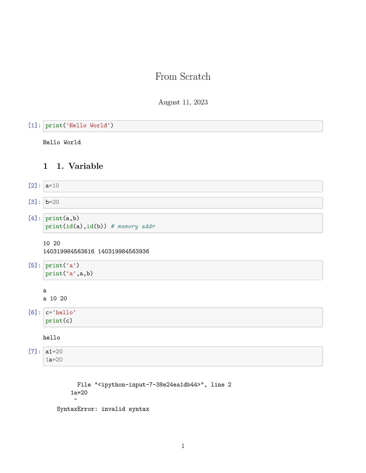 Python From Scratch - B.tech - Studocu