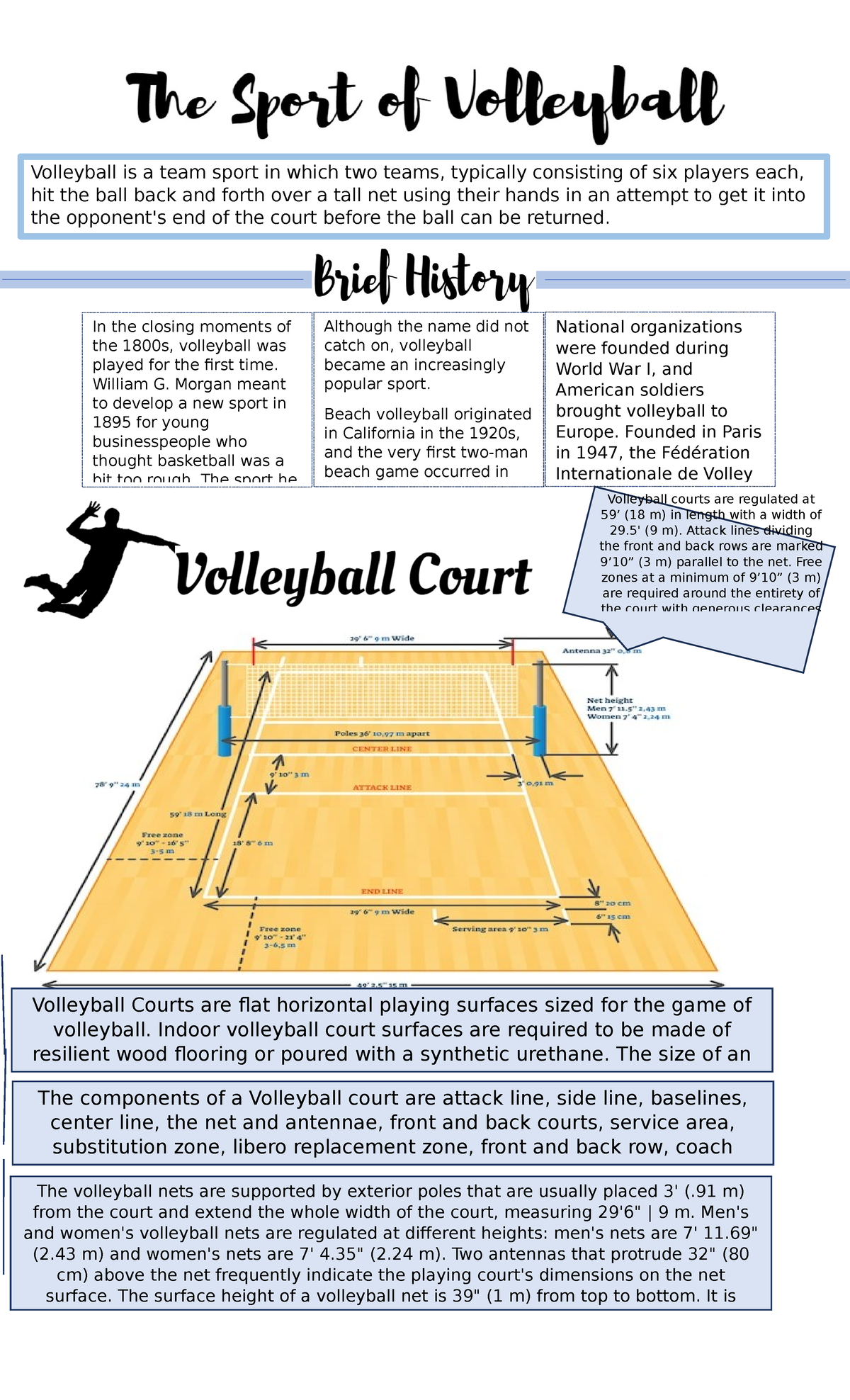 Volleyball - In the closing moments of the 1800s, volleyball was played ...