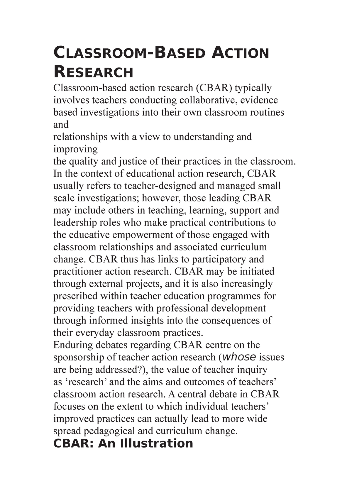 example of classroom action research proposal in mathematics