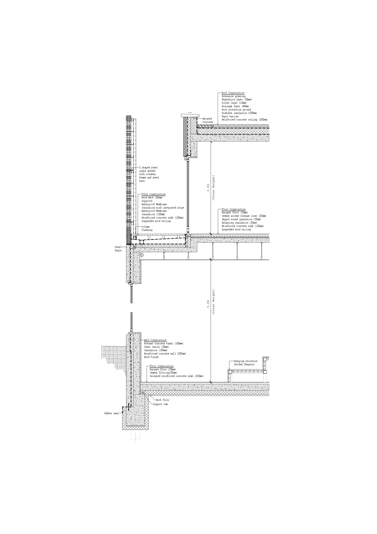 Section Q Facade Detail Master Project 2imc00 Tu Eindhoven Studeersnel