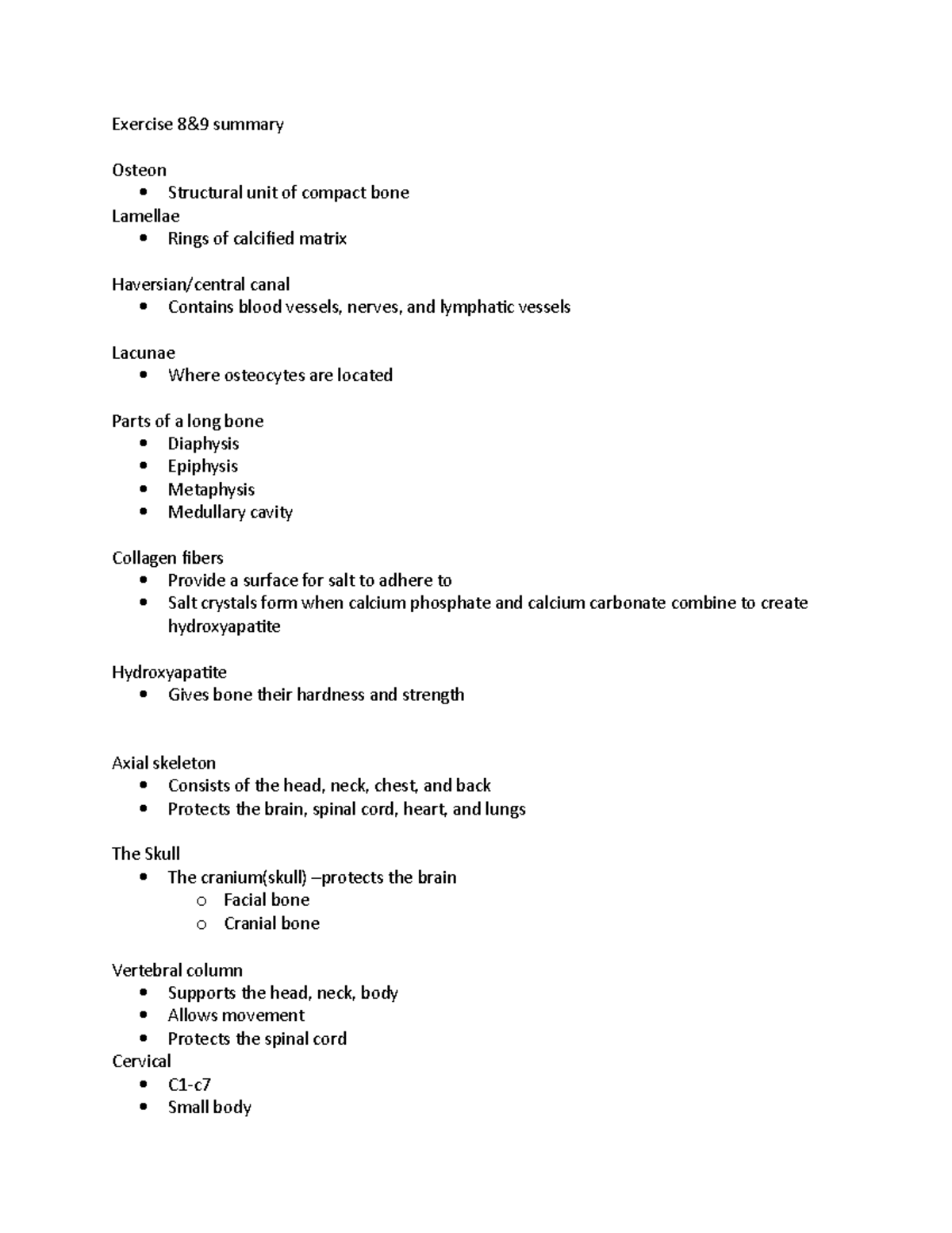 Exercise 8 this describes basic medical surgical terminology
