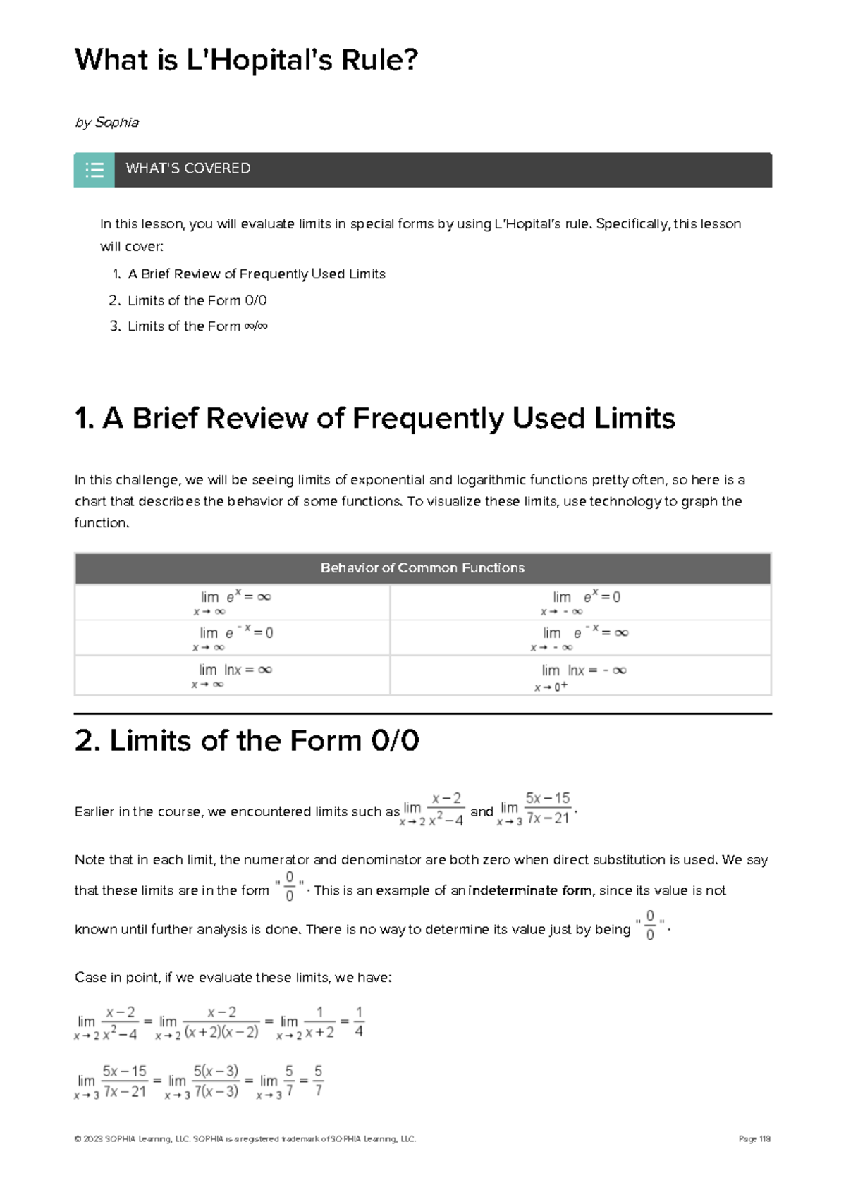 calculus-l-unit-4-tutorials-pdf8-what-is-l-hopital-s-rule-by-sophia