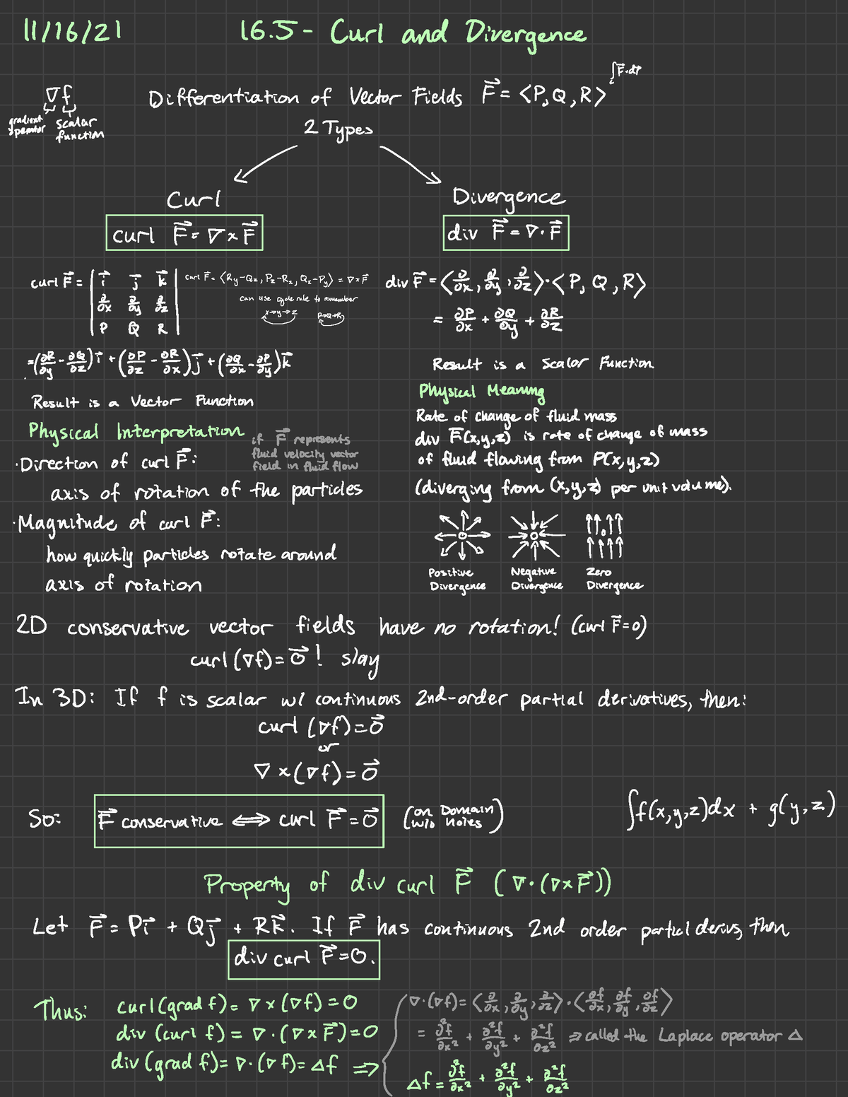 Curl and Divergence - 11116121 Curl and Divergence Of Differentiationof ...