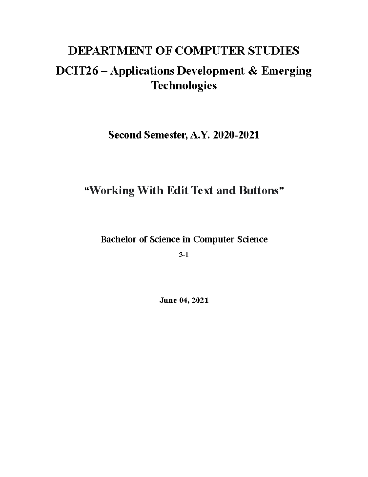 Simple Calculator in Android Studio with xml and Java code BS in
