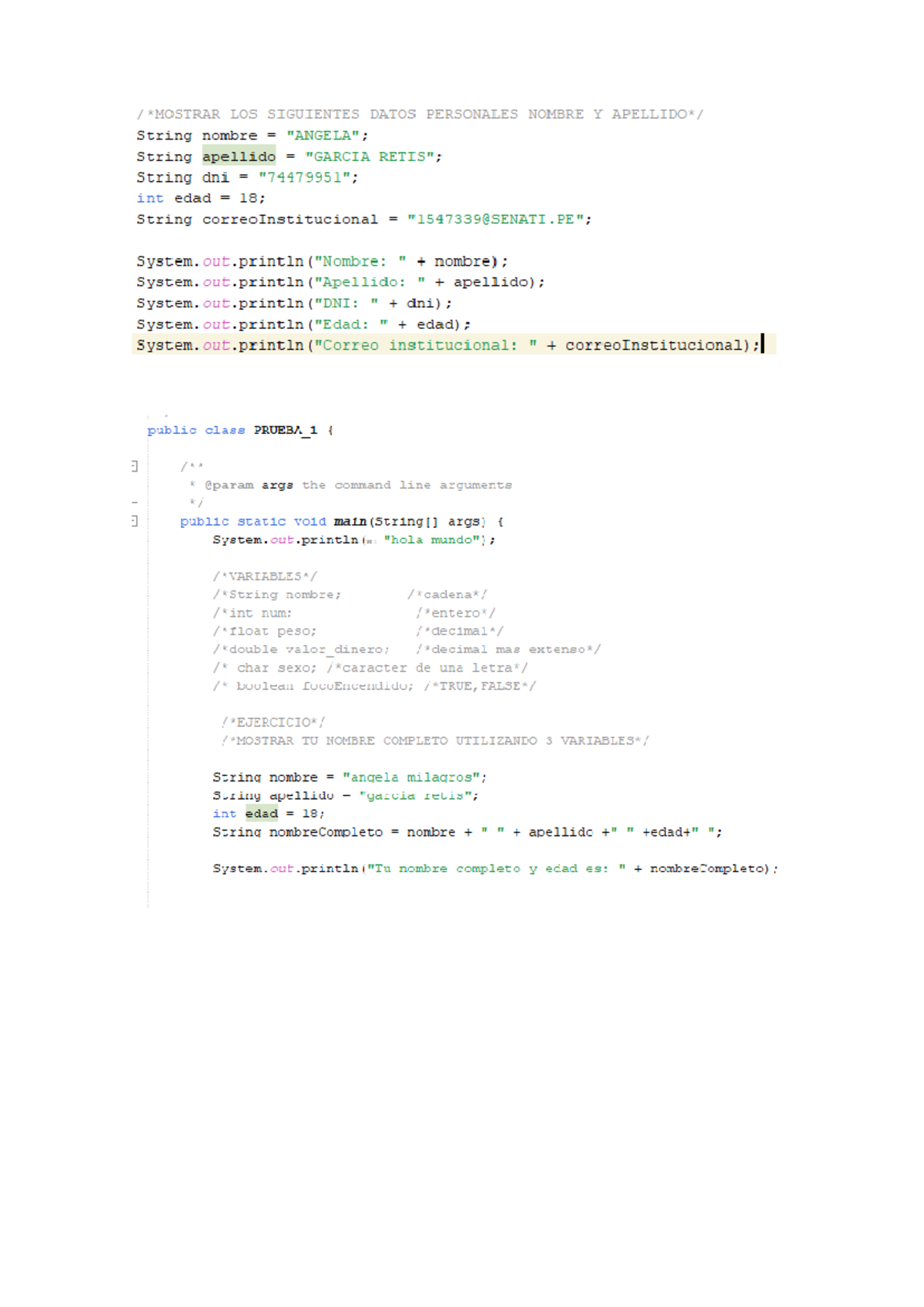 Java clase 1 - SAD - sdaasd - Studocu