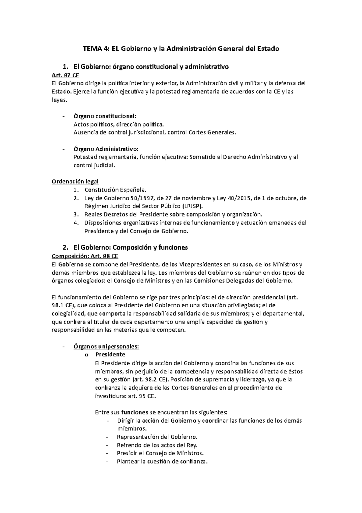 TEMA 4 - Apuntes hechos con el libro, la Ley y ápices de clase ...
