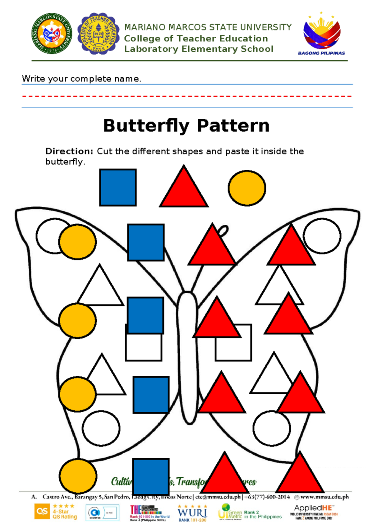 Butterfly instructional material - General Education - MARIANO MARCOS ...