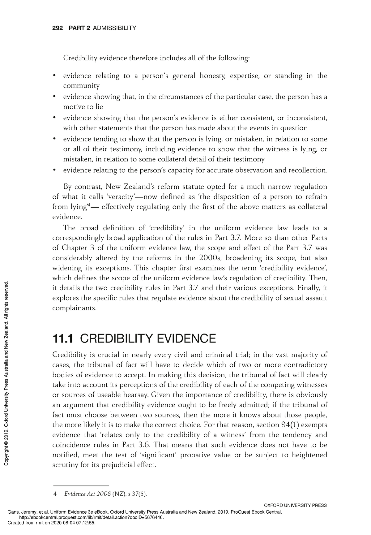 Uniform Evidence 3e E Book - (11 - OXFORD UNIVERSITY PRESS 292 PART 2 ...