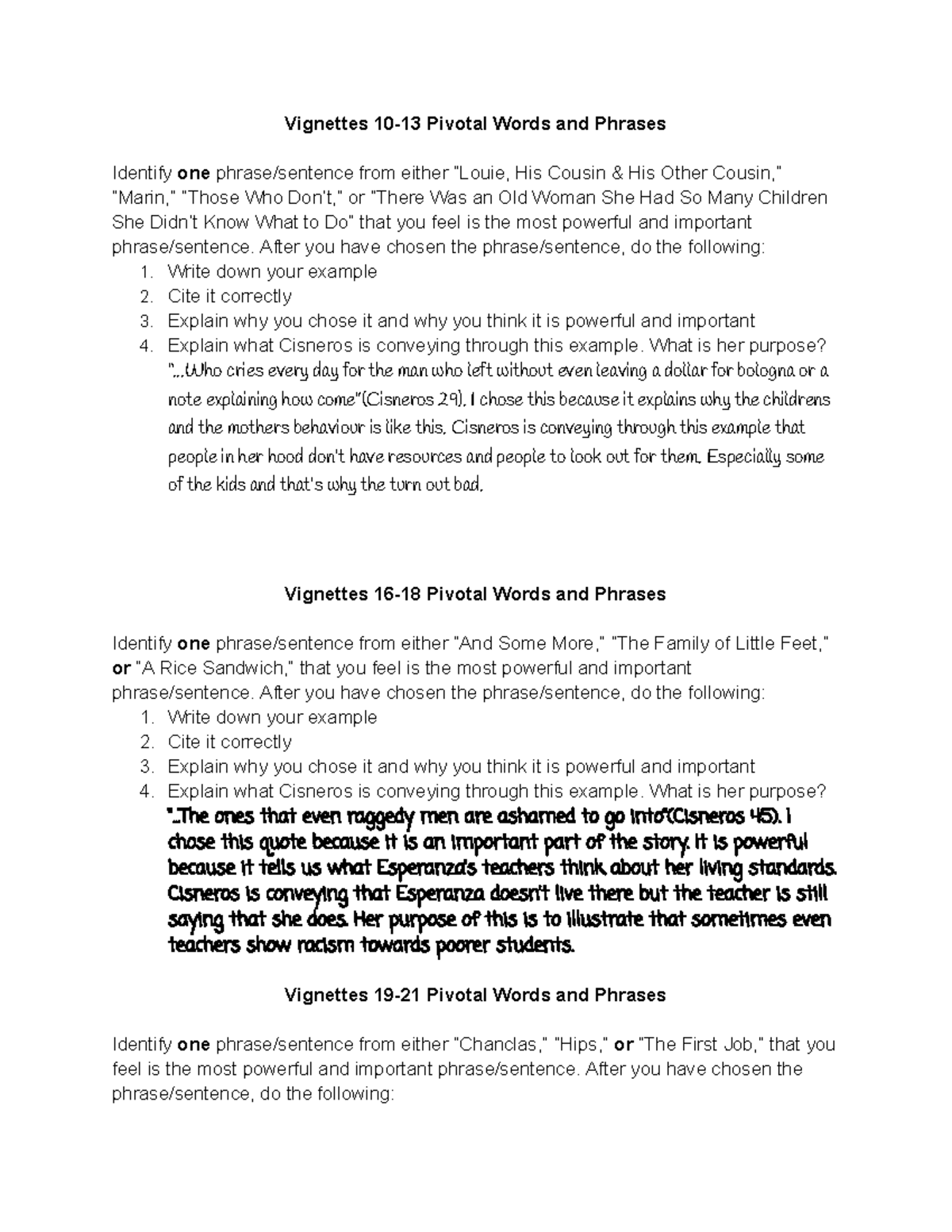 Pivotal Words and Phrases 1013 Pivotal Words and Phrases