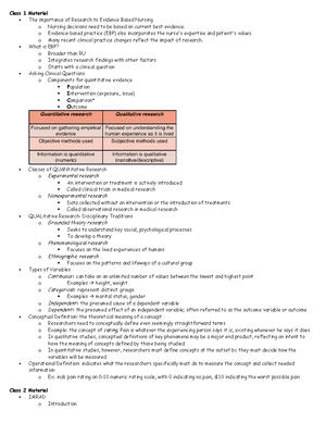 Ans ICTA Chapter 08 - Polit & Beck - Chapter 8, Theoretical and ...