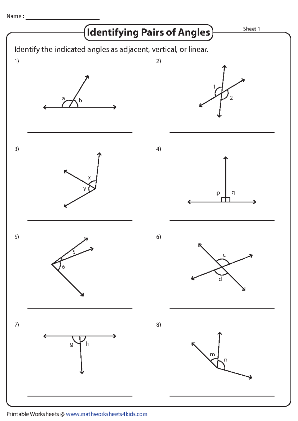 Identify-1 - Lol - Printable Worksheets @ mathworksheets4kids Name ...