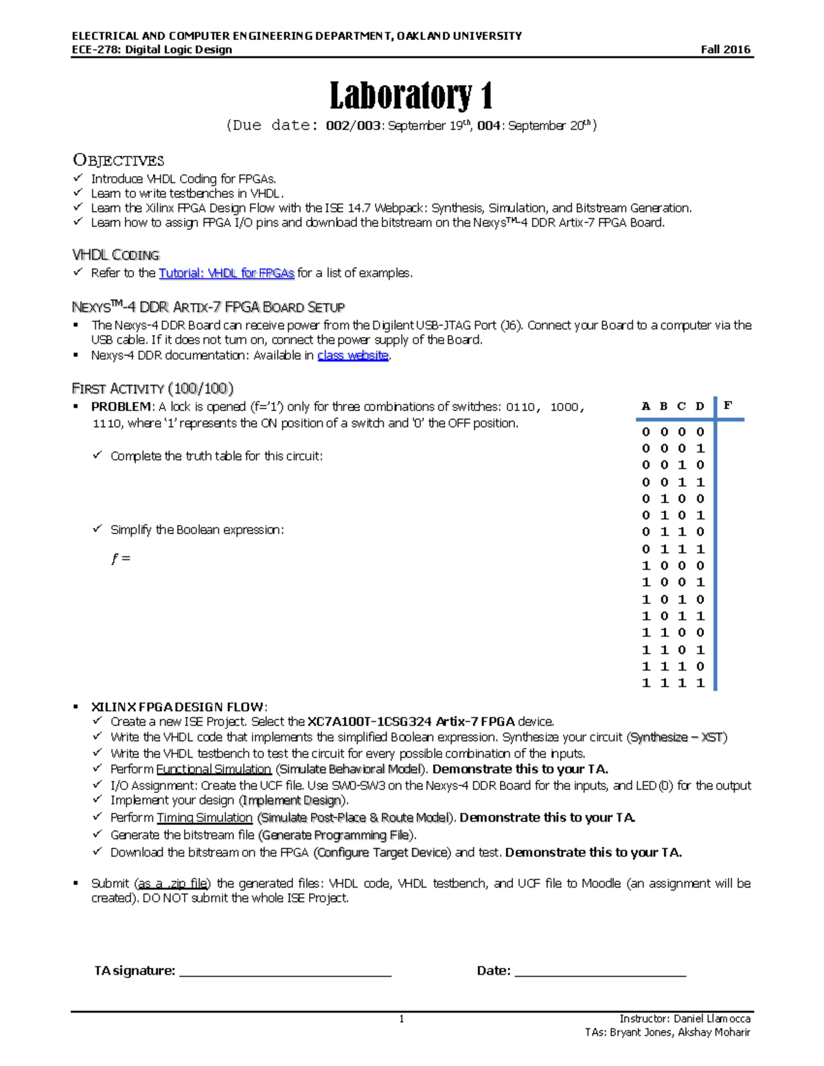 Lab 1 - Laboratory assignment 1 - ELECTRICAL AND COMPUTER ENGINEERING ...