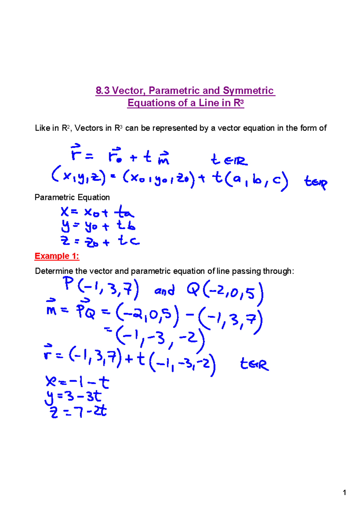 4b-vector-and-parametric-equations-in-r3-hlth-230-8-vector