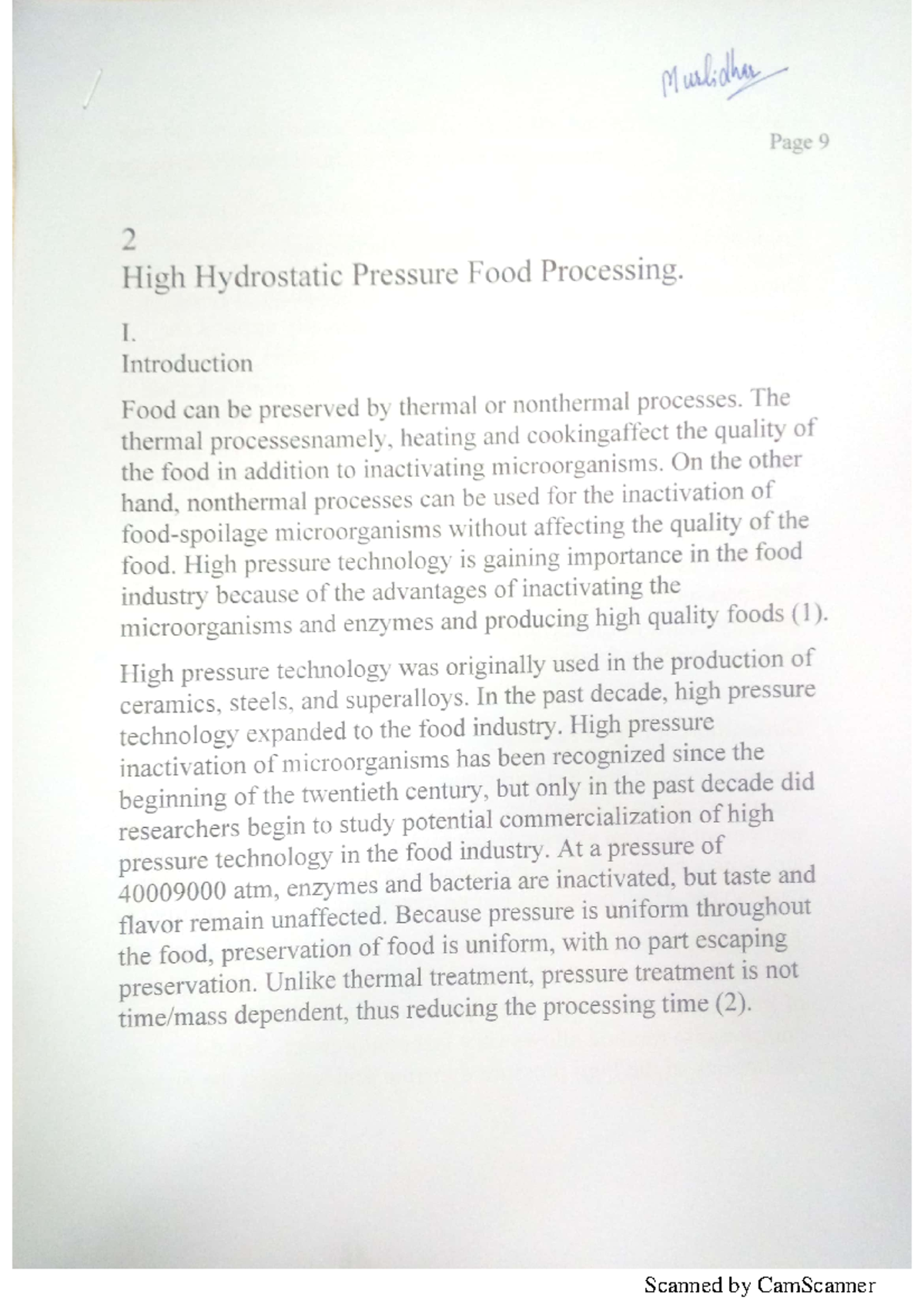 High hydrostatic pressure food processing - Novel technologies for food ...