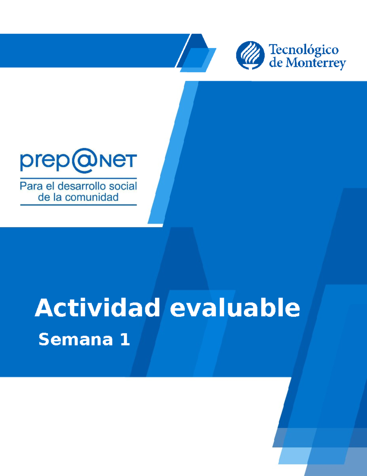 S1-actividad-evaluable- Actividad Evaluable Semana 1 Actividad ...