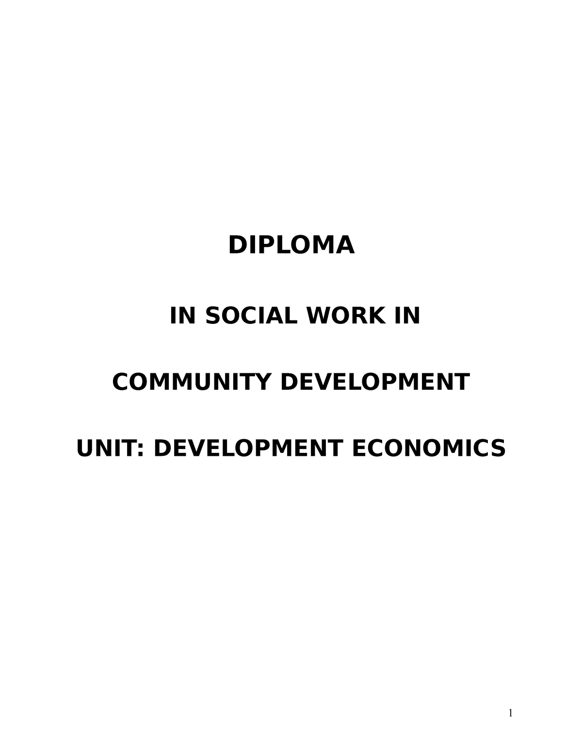 Diploma In Social Work Unisa Requirements Pdf